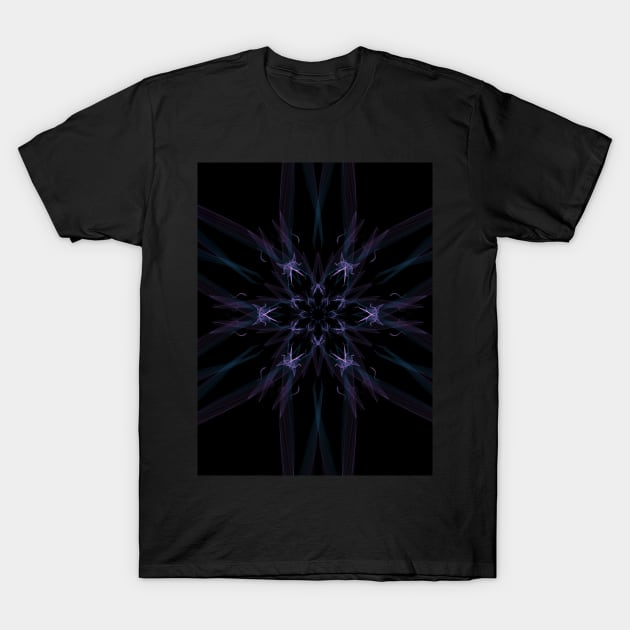 Blue and purple geometry T-Shirt by Nerdiant